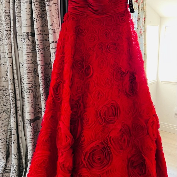 SHERRI HILL Prom | Gala | Quinceañera |Wedding | size 10 fits like 6 Red - Picture 11 of 14